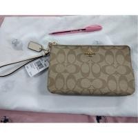 ราคา Coach Large Wristlet Clutch Bag คล้องแขนใบใหญ่ไซส์แอล 2 ซิป (1151403416)