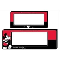 ราคา กรอบแข็ง กรอบป้ายทะเบียนรถยนต์กันน้ำ ป้ายกันน้ำ แบบสั้น-ยาว ลาย Mickey Mouse ลิขสิทธิ์แท้ 100 % (26875182770)