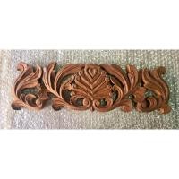 ราคา ไม้แกะสลักลายไทย ลายดอกไม้ ลายโบราณ งานละเอียด งดงาม ไม้ชิ้นเดียว (12606622520)