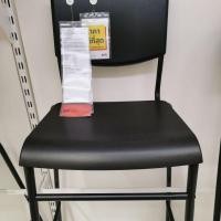 ราคา IKEA แท้ค่ะ STIG สตีก เก้าอี้บาร์มีพนัก, ความสูงเคาน์เตอร์ ดำ/ดำ, 63 ซม. (1555332441)