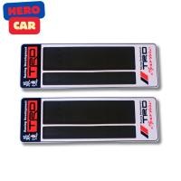 ราคา กรอบป้ายทะเบียนรถยนต์ กรอบป้ายทะเบียนรถยนต์กันน้ำ ลาย TRD 1ชุด/2ชิ้น กรอบป้ายทะเบียนรถยนต์พลาสติกกันน้ำใส่รถยนต์ (4253990818)