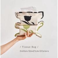 ราคา ถุงไหมพรมใส่ของมินิมอลอเนกประสงค์ ลายดอกทิวลิป (21170852530)
