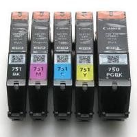 ราคา Canon PGI-750-751 bk ,C,M,Y, ของแท้100% ยกชุด5ตลับ(NO BOX) (7024188509)