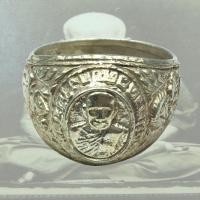 ราคา แหวนทองเหลือง สี เงิน แหวน หลวงปู่ทวด ปี 2524 วัดช้างให้ ปัตตานี (46654664456)