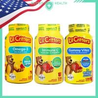 ราคา L'il Critters กัมมี่วิตามินเด็ก โอเมก้า-3,วิตามินซี,วิตามินรวม MADE IN USA (27625591621)