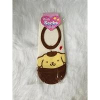 ราคา ถุงเท้าผู้ใหญ่ Sanrio แท้ % ลาย Pompompurin (13275423349)