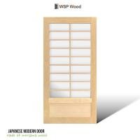 ราคา บานประตูกระจก ไม้เนื้อแข็งสีอ่อน/ไม้สน สไตล์ญี่ปุ่น ไม่รวมกระจก (สามารถใช้เป็นบานเปิด บานสวิง บานเลื่อน) (24413676693)