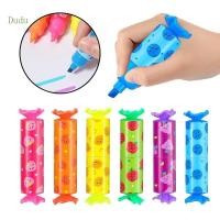 ราคา Dudu 6 Pack ปากกาเน้นข้อความขนาดเล็ก ปากกาเน้นข้อความสีพาสเทล ปากกาเน้นข้อความรูปทรงลูกกวาด (48154520054)