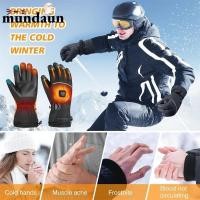 ราคา ถุงมืออุ่น MUNDAUN แบบสกีและสโนว์บอร์ด พร้อมเทคโนโลยีกันความร้อนไฟฟ้า กันน้ำและกันลม (54654711565)