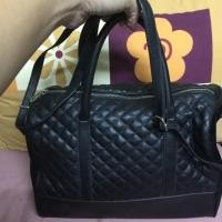 ราคา กระเป๋า MNG สีดำ ทรงหมอน ฟรีลงทะเบียน (5139464)