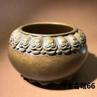 ราคา ทองแดงโบราณ Lotus กระถางธูป Daming Xuande สไตล์สินค้าเก่าเครื่องทองแดงเงิน Fortune Cornucopia เครื่องประดับรายการเก่าอุปกรณ์ 1.22.7 (46055082079)