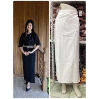 ราคา ผ้าถุงสีขาว สีดำ ผ้าฝ้าย ใส่ไปงานขาวดำ (84169370)