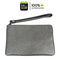 ราคา Coach Corner Zip Wristlet In Legacy Jacquard With Silver Color Hardware Metallic Silver | ของแท้ ตรวจสอบโดย SASOM (40873393146)