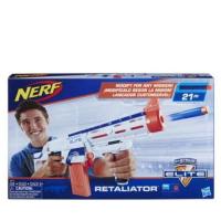 ราคา Nerf N-Strike Elite Retaliator Blaster Gun with magazine ปืนเนิร์ฟ แบบชักยิง (1543294306)