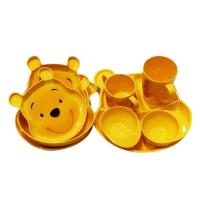 ราคา จาน ถ้วย ชาม ช้อน ส้อม แก้วน้ำสำหรับเด็ก ลายหน้าหมีพูห์ ศรีไทยซุปเปอร์แวร์ Srithai Superware (20331934545)