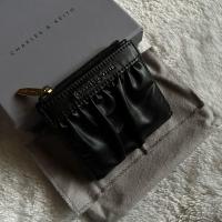 ราคา Charles and Keith Preloved Original Wallet/Charles & Keith Thea Ruched Short Wallet Wallet/CK C&k Wallet (28254018766)