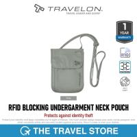 ราคา Travelon RFID BLOCKING UNDERGARMENT NECK POUCH (12998-510) กระเป๋าแขวนคอ ห้อยคอ ป้องกันโจรกรรมข้อมูล (26363407668)