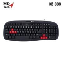 ราคา MD-TECH KB-888 MDTECH 103KEY Keyboard USB (25619951798)
