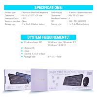 ราคา คีย์บอร์ด+เมาส์ไร้สาย Wireless/Bluetooth OKER รุ่น K8899 TH/EN (24780092574)