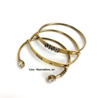 ราคา dio r bracelet อะไหล่ทองวินเทจ กำไลข้อมือดิออร์ (5095298572)