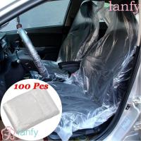 ราคา LANFY ผ้าคลุมเบาะอัตโนมัติ 100 ชิ้นอุปกรณ์ตกแต่งภายในพลาสติก PE ผ้าคลุมเก้าอี้รถยนต์กันน้ํา (49553183112)