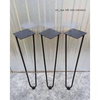 ราคา ขาโต๊ะเหล็กเส้นขนาด 30cm และ 45cm (3ชิ้น) (E) (1296514157)