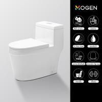 ราคา MOGEN โถสุขภัณฑ์ชิ้นเดียว (ฝา Slow Close) สีขาว รุ่น MO49EX (ECO) (18367762982)