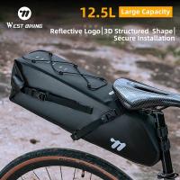ราคา WEST BIKING กระเป๋าติดอานจักรยาน กระเป๋าท้ายจักรยานสามมิติ กันน้ำได้ 12.5 ลิตร กระเป๋าหลังเดินทางไกลความจุขนาดใหญ่ (41358853239)