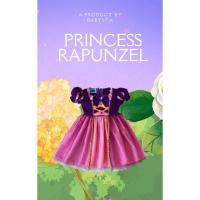 ราคา ชุดดิสนีย์ชุดงานเลี้ยงวันเกิดของเด็กผู้หญิงชุดเจ้าหญิงราพันเซล (57903509120)