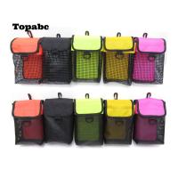 ราคา TOPABC กระเป๋าตาข่ายสำหรับงานหนัก สีแดง สีเหลือง และสีดำ มีสายสะพายและล้อเลื่อน ขนาด 20x13x7.3 ซม. (55304222432)