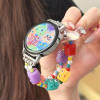 ราคา 18 มม.20 มม.22 มม.Little Monster สีสัน Dopamine Huawei นาฬิกา GT 5 Pro สาย Huawei watch GT 4 สาย 41 มม.46 มม.Huawei watch GT 5 สาย Soft Huawei gt5 /Huawei watch GT 4 สาย (29913399241)