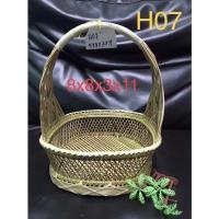 ราคา ตะกร้าสานทางมะพร้าวจิ๋วยายเม้าส์ (21642370973)