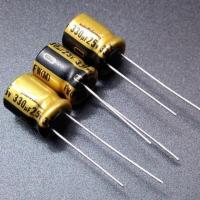 ราคา capacitor 25v 330uf คาปาซิเตอร์ คาปาซิสเตอร์ เกรดออดิโอ นำเข้าเยอรมัน สีทอง (27671623753)