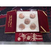 ราคา เหรียญที่ระลึก 150 ปี โรงกษาปณ์ ชุด 5 เหรียญ เนื้อทองแดง ขนาด 4 เซน ปี2553 อุปกรณ์ครบ (46302238527)