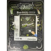ราคา จิ๊กซอว์ 1000 ชิ้นครบ jigsaw Clementoni- Blackboard Puzzle : Cheers มือสอง (22287985698)