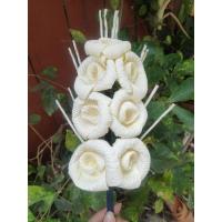 ราคา ช่อประธาน 7ดอก ช่อเชิญดอกไม้จันทน์ ชุดละ 10ช่อ (20388283785)