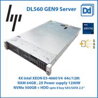 ราคา เซิร์ฟเวอร์ HP PROLIANT DL560 Gen9 4X intel XEON E5-4660V4 64C/128T RAM64GB NVMe 500GB SERVER 1 (21647045780)