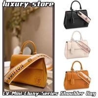 ราคา หลุยส์วิตตอง LV Louis Vuitton Mini Cluny Series Epi Leather กระเป๋าสะพายกระเป๋าถือสายสะพายถอดได้ (27326967131)