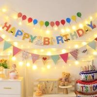ราคา ชุดธงวันเกิดปาร์ตี้ ธงราวตกแต่ง ธงชื่อ ธงตัวอักษร ธงHappy Birthday ธงราว ธง ธงวันเกิด ธงประดับงานวันเกิด (28375054952)