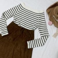 ราคา เสื้อไหมพรมปาดไหล่ กระโปรงน้ำตาล Uniqlo (13250672468)