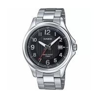 ราคา Casio Standard นาฬิกาข้อมือผู้ชาย สีดำ/เงิน สายสแตนเลส รุ่น MTP-E126D-1AVDF (156069919)