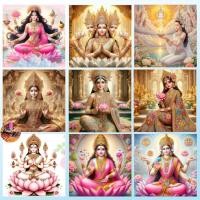 ราคา Diamond Painting 5D DIY พระแม่อุมาเทวี ศาสนา ครอสติสคริสตัล 5 มิติ ภาพติดเพชร WxH 30x30/40x40 cm (24877547786)