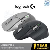 ราคา เมาส์ไร้สาย Logitech MX Master 3 Wireless Mouse Bluetooth and usb - Ergonomic 1y. (43763626561)