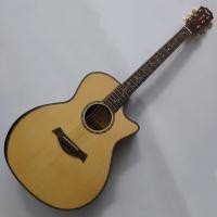 ราคา Taylor 916 กีต้าร์โปร่ง Solid Spruce Top Cutaway กีต้าร์มืออาชีพไม้ธรรมชาติ (43664370164)