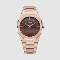 ราคา D1 Milano D1-UTBJ13 40mm ตัวเรือน Champagne หน้าลายเส้น //Sapphire//Citizen Miyota 1L22 หรูหราในราคาเบาๆ ประกัน CMG1ปี (20088703127)