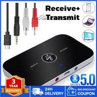 ราคา B6 Bluetooth Audio adapter-Bluetooth 5.0 เครื่องส่งและรับสัญญาณบลูทู ส่งสัญญาณและรับสัญญาณ เครื่องส่งสัญญาณบลูทูธ (28404768482)
