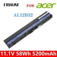 ราคา AL12B32 11.1โวลต์58Wh 5200มิลลิแอมป์ชั่วโมงแล็ปท็อปแบตเตอรี่4เซลล์สำหรับ Acer Aspire One 725 756 V5-171 B113 B113M AL12B (29207879659)