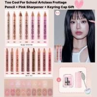ราคา TOO COOL FOR SCHOOL TOO COOL สําหรับ SCHOOL ARTCLASS FROTAGE MULTI PENCIL + PINK SHARPENER + KEYRING CAP ของขวัญ (43374645396)