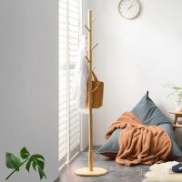 ราคา ราวแขวนเสื้อผ้าบ้านที่สง่างามที่เรียบง่ายห้องนอนชั้นยืนครัวเรือนแขวนไม้เนื้อแข็งเสื้อชั้นวางห้องไม้เนื้อแข็งแขวนเสาเดียวประเภท 6X1N (51953303392)