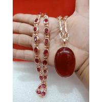 ราคา #สร้อยคอนาคพลอยทับทิมพร้อมจี้ (14780182711)